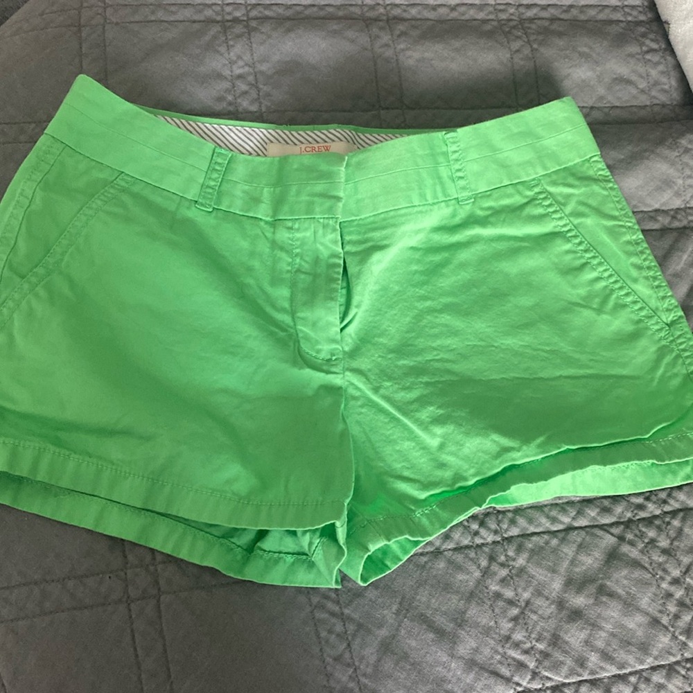 J Crew Outlet sz 2 Broken In Chino 3” green